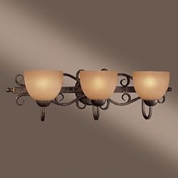 Minka Caspian Golden Bronze Bath Vanity Light 6723-355