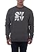 Stone Feather Men's Long Sleeve Crewneck Basic Sweatshirt