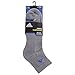 adidas Men's Cushioned Quarter Socks (3 Pack), Large, Grey-Clear Onix Marl/Shock Blue | Black-Onix Marl/EQT Green | Onix-Light Onix Marl/Semi Solar Slime