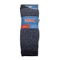 Navy Blue Blend High Tech Thermal Wool Socks - Mens Size 10-13
