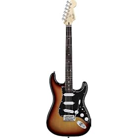 Squier by Fender Vintage Modified Strat, 3 Tone Sunburst: Musical Instruments