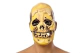 Scary Skeleton with Cigarette Halloween Costume Face Mask 13-US