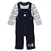 Newborn Classic Pooh 2pc Solid Overall Set - Blue
