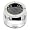Benivie Stainless Steel Men's Ring with Black Grid Mesh and Screws, 8.0