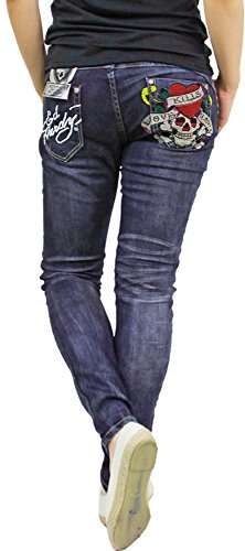 (エド ハーディー) ED HARDY レディース ジーンズ EJP001L