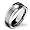 Bling Jewelry Grooved Unisex Tungsten Mens Ring - Size 8