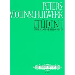 Peters-Violinschulwerk: Et�den, Band 1