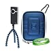 New Evening Blue UltraHD Video Camera Case for the Newest Model Flip Ultra 3rd Generation ( 4 GB , 8Gb , 1 Hours, 2 Hours) + Compatible Blue Flip Ultra HD Tripod + Vangoddy Live * Laugh * Love Wrist band!!!