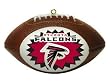 ATLANTA FALCONS Mini-Replica NFL Football CHRISTMAS ORNAMENT (Star Design)
