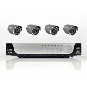 CnM CCTV 500gb Kit H.264 4 Camera System