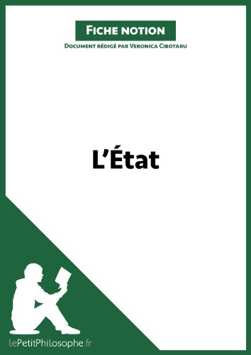 L'État (Fiche notion): LePetitPhilosophe.fr - Comprendre la philosophie (Notions philosophiques t. 15) (French Edition)