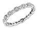 Diamond Eternity Wedding Anniversary Band 1/2 Carat (ctw) in 14K White Gold (3mm)