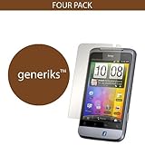 Generiks TM HTC Salsa *CLEAR* Screen Protectors (4 Pack!!!)
