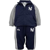 New York Yankees Navy Infant 2-piece Nylon Windsuit