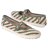Keds Women's Champion Stripes MJane (Pink/Army Green 10.0 M)