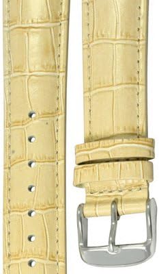 Dexclusive Croco Pattern Strap for Philip Stein Large Case 20mm - Khaki