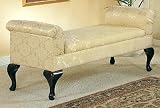 Kitchen: Medium picture for Rolled arm victorian bedroom bench with storage