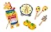 6 Piece Music Tambourine Xylophone Maracas Cymbal triangle 7574