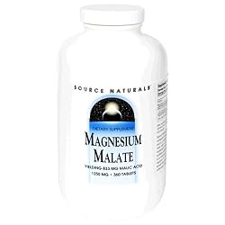 Source Naturals Magnesium Malate 1250mg, 360 Tablets
