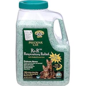 Precious Cat Respiratory Releif Silica Premium all Natual Cat Litter with Herbal Essences, 6.5 Pound Precious Cat Respiratory Releif Silica Premium all Natual Cat Litter with Herbal Essences, 6.5 Pound