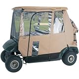 Classic Fairway Deluxe 3-Sided Golf Car Enclosure - Fits 83-99 Club Cars