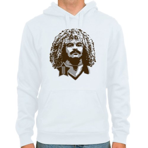 Kapuzensweater Carlos Valderrama ::: Fußball-Kult