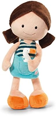 Nici Wonderland MiniLotta 12" Machine Washable Bath Tub Plush Doll with Outfit & Handbag