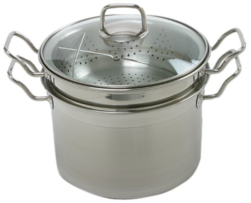 Norpro KRONA 8 Quart Stainless Steel Steamer Cooker 4 Piece Set Norpro KRONA 8 Quart Stainless Steel Steamer Cooker 4 Piece Set