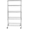 Commercial Chrome 5-Tier Shelving Unit