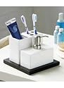 Three Piece White Ceramic Bathroom Set