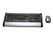 Logitech Cordless Desktop S 510 - Keyboard - wireless - RF - mouse - USB / PS/2 wireless receiver - black, silver - Belgium