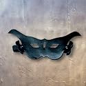 Unique Leather Cat Costume Mask