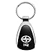 Scion iQ Black Teardrop Keychain