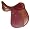NEW Leather Premium All Purpose SADDLE SET Havana, 17 inch
