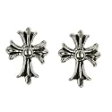 Gothic Cross -Stud Earrings Sterling Silver
