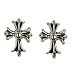 Gothic Cross -Stud Earrings Sterling Silver