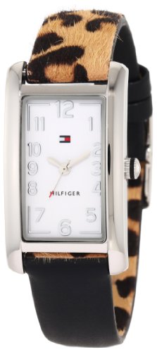Tommy Hilfiger Women's 1781111 Black and Leopard Reversible Watch