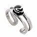 Sterling Silver Rose Toe Ring