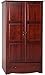 100% Solid Wood Universal Wardrobe/Armoire/Closet by Palace Imports, Mahogany Color, 40