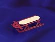Dollhouse Miniature Childrens Red Sled