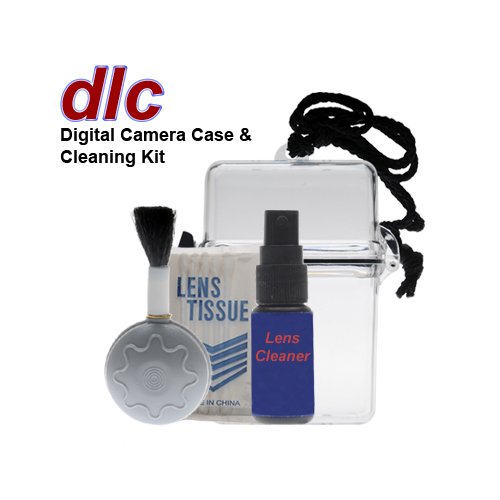Dot Line DLC Waterproof Digital Camera Case with 5-Piece Cleaning Kit