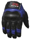 JOE ROCKET SUZUKI BLUE/BLACK VERTICAL GLOVES! LARGE