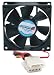 Startechcom 8cm Dual Ball Bearing Pc Case Cooling Fan Winternal Power Connectors