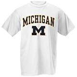 Michigan Wolverines White Bare Essentials T-shirt