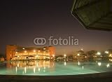 Wallmonkeys Peel and Stick Wall Decals - Night View on Hotel - 48