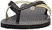 Ipanema Women's Kirei Flip Flop, Black/Gold, 6 M US