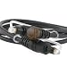 3 Ft / 1 m Digital Optical Audio TosLink Cable for Pro Audio cards / MiniDisk players...