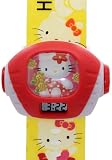 TimerMall OEM - Montre Enfants - Quartz - Caoutchouc - Beau Hello Kitty Cartoon Bracelet jaune num??rique Projectior