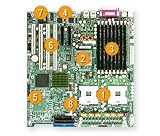 SUPERMICRO X6DHE-G - mainboard - extended ATX - E7520 ( X6DHE-G-O )