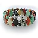 Cute Stretchy Mixed Gemstone Bracelet